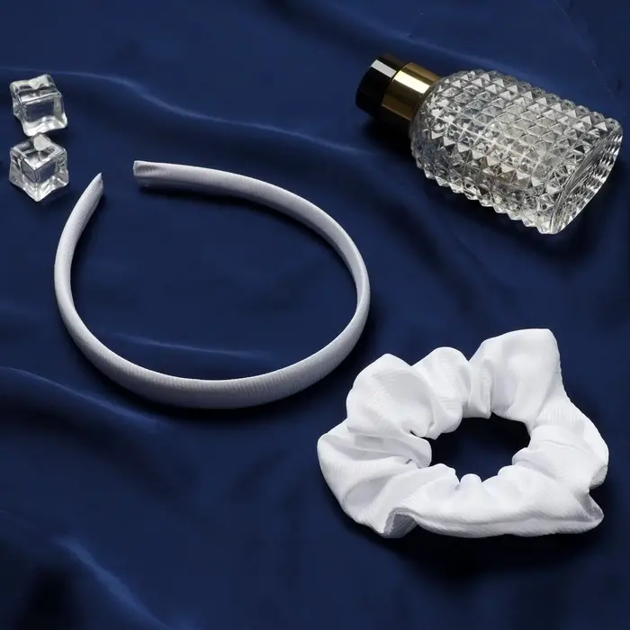 Набор для волос Набор для волос "Эмилия" (резинка, ободок 1,5 см) классика, белый