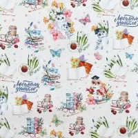 Бумага упаковочная крафтовая &laquo;Любимому учителю&raquo;, 70 х 100 см