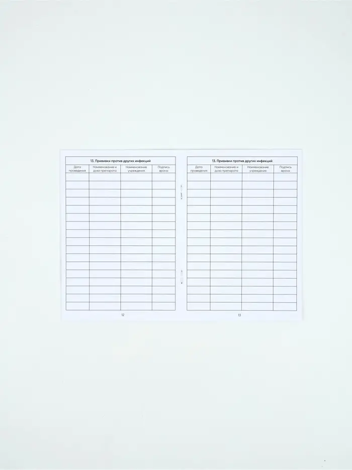 Медицинская карта А5, 80 л. Форма №112/у и прививочный сертификат А6, 12 л "Мальчик"