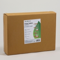 Подставка для цветов Greengo, 5 полок, 36 × 23 × 94 см, напольная, каркас металл, полки МДФ, белая