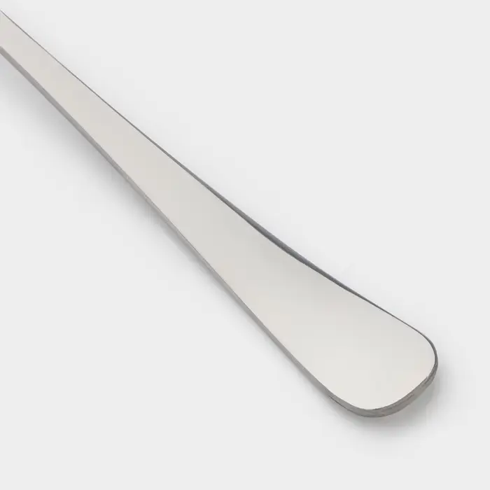 Ложка чайная &laquo;Росинка&raquo;, длина 13.7 см, толщина 1.8 мм, цвет серебряный