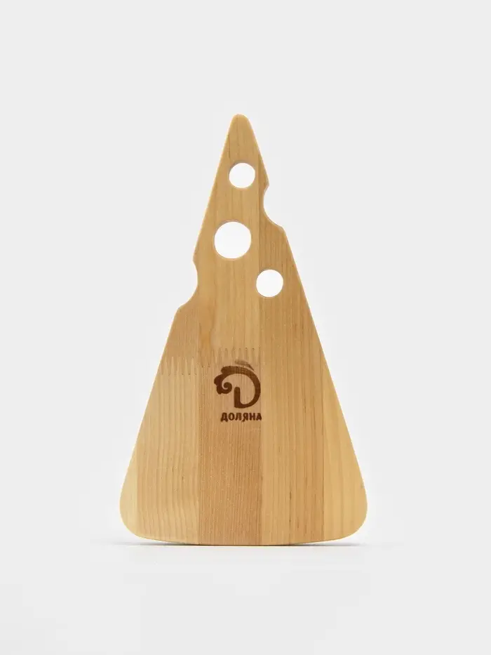 Доска для сыра Доляна &laquo;Для подачи&raquo;, 24&times;15&times;1.8 см, дерево массив берёзы