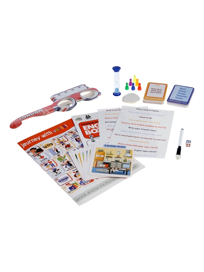 Большой набор английских игр "English box"