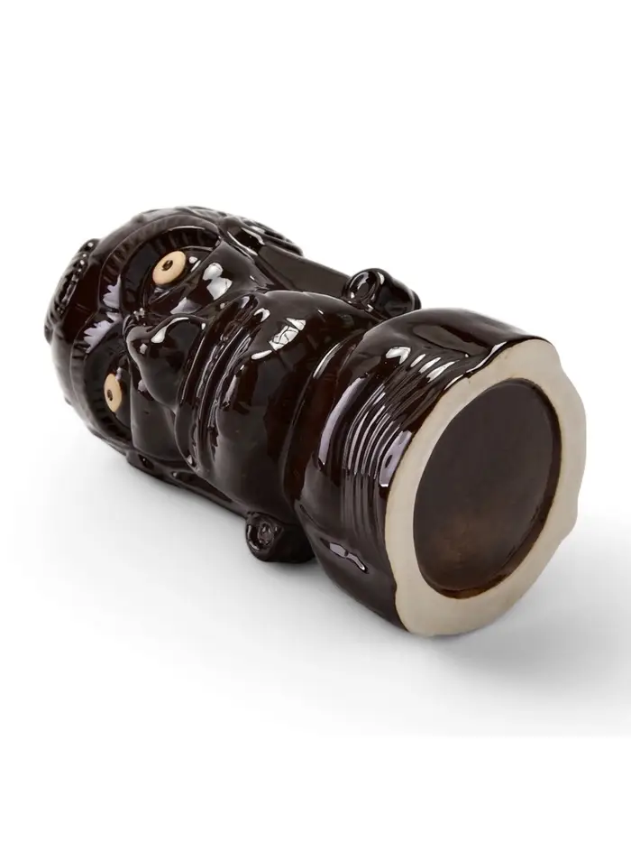 Стакан для коктейлей &laquo;Тики&raquo;, 550 мл, унга джунга, керамика, чёрный