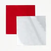 Фольга для конфет 10&times;10 см 100 шт., красный