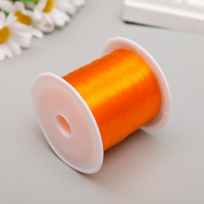 Леска для бисера 0,3 мм 100 м, оранжевый Леска для бисера 0,3 мм 100 м, оранжевый