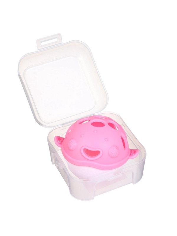 Прорезыватель силиконовый для зубов с погремушкой Крошка Я «Рыбка», в кейсе, розовый Прорезыватель силиконовый для зубов с погремушкой Крошка Я «Рыбка», в кейсе, розовый