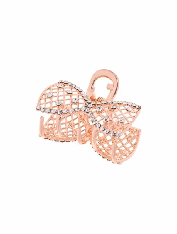 Крабик для волос &laquo;Элери&raquo;, бант, 4 см, золотистый