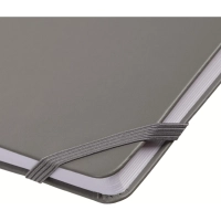 Ежедневник недатированный серый, А5,140x200мм, 136 л. ATTACHE