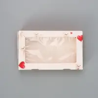 Коробка подарочная складная &laquo;С любовью&raquo;, 20&times;12&times;4 см, с окном