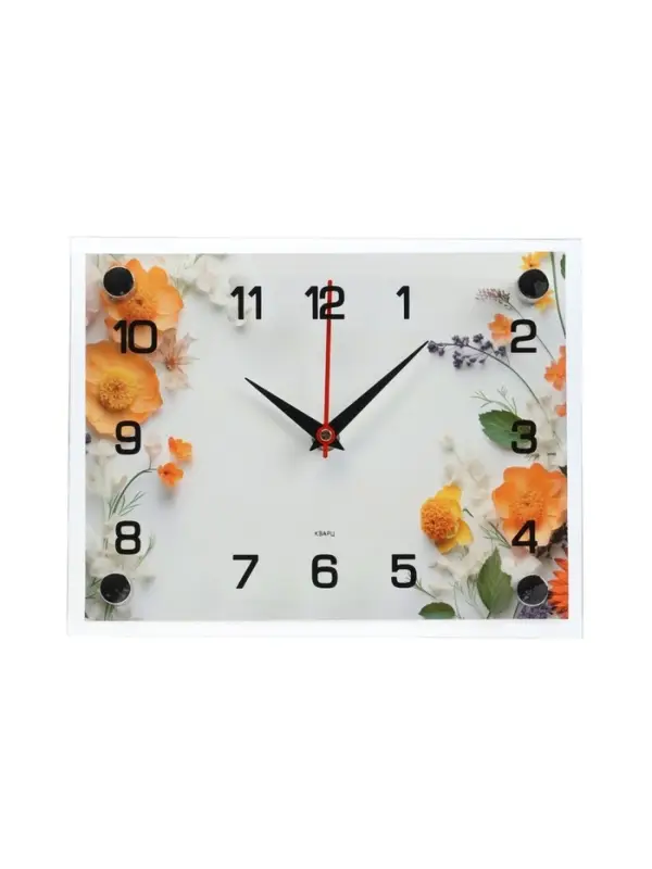 Часы настенные интерьерные &laquo;Цветочная фантазия&raquo;, 20&times;26 см