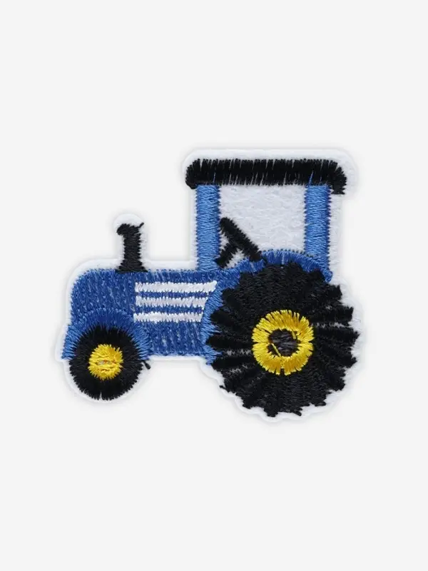 Термоаппликация «Трактор», 5.3×4.3 см, синяя Термоаппликация «Трактор», 5.3×4.3 см, синяя