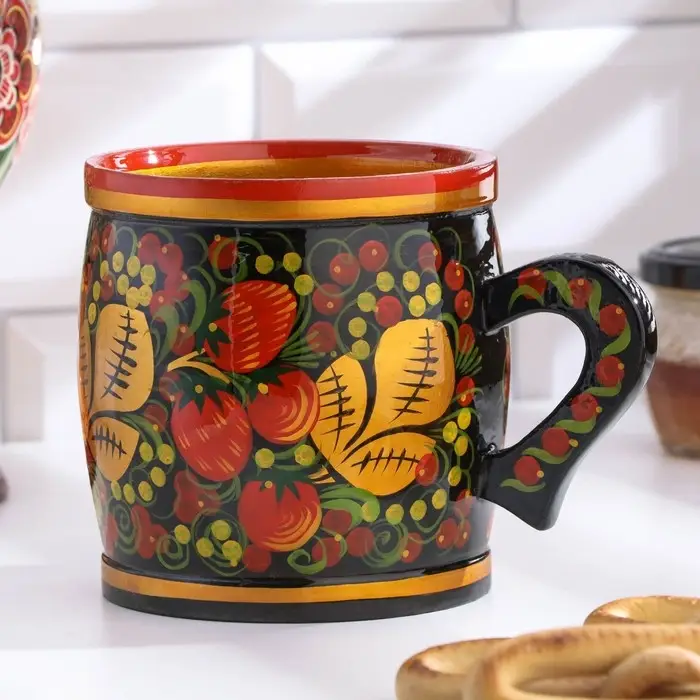 Кружка «Пивная», хохлома, 500 мл Кружка «Пивная», хохлома, 500 мл