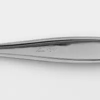 Ложка столовая &laquo;Силуэт&raquo;, длина 20 см, толщина 1 мм, упрощённой обработки, цвет серебряный