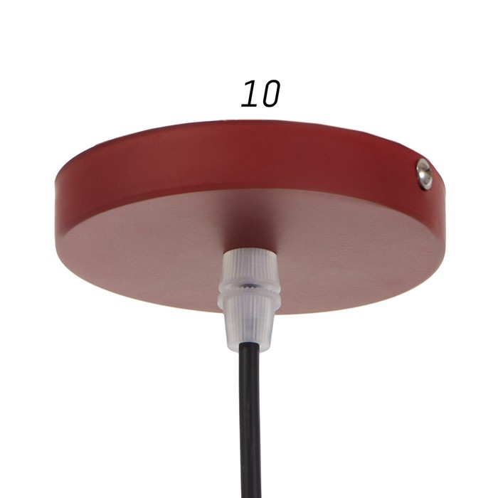 Светильник BayerLux 1653/1RD E27 40Вт темно-красный 25х26х40-135 см