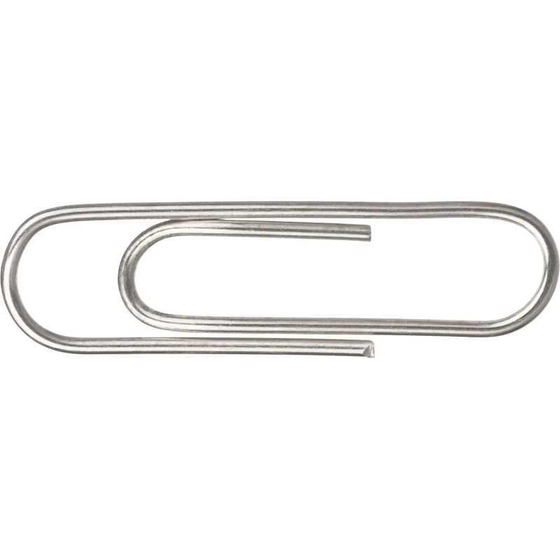 Скрепки Deli E0025 никелированные 28-29 мм (100 штук в упаковке)