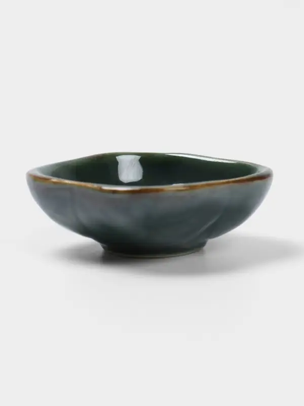 Соусник &laquo;Органика&raquo;, 7.5&times;7.5&times;3 см, керамика, зелёный