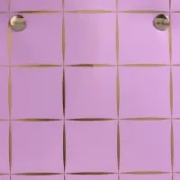 Сумка переноска для цветов, лиловая влагостойкая, с тиснением, 13&times;9.5&times;13&plusmn;5% см