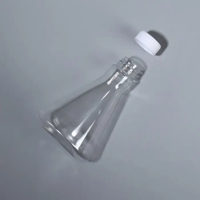 Бутылочка для хранения, 200 мл, цвет прозрачный/белый Бутылочка для хранения, 200 мл, цвет прозрачный/белый