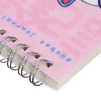 "POCKET JOURNAL" 90 х 90 мм, 60 Л, (4 ВИДA) НА ГРЕБНЕ "KAWAII ANIMALS"