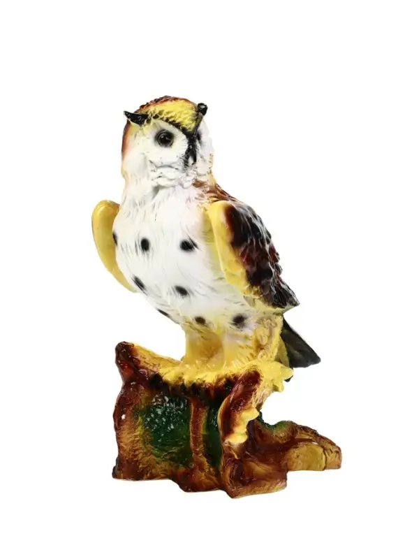 Садовая фигура 30 х 16 х см гипс Филин на ветке