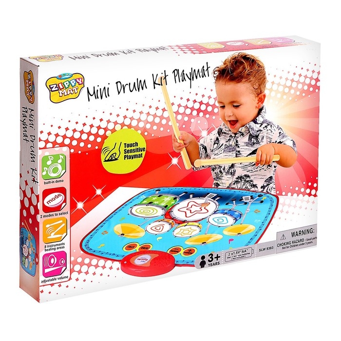 Музыкальный коврик &laquo;Барабаны&raquo;, 55 &times; 43 см