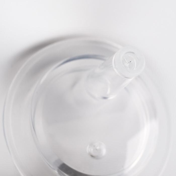 Соска для поильника, мягкая трубочка, от 9 мес., антиколиковая, широкое горло Ø50 мм.,  быстрый поток