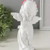 Фигура &laquo;Ангел с розами&raquo;, 13&times;9&times;22 см