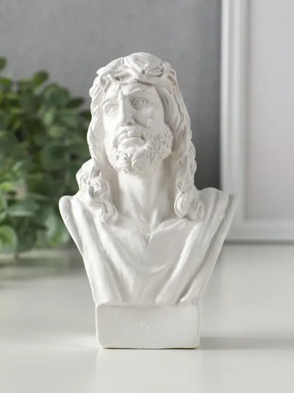 Фигурка гипс &laquo;Бюст: Иисус&raquo;, 14.5&times;9&times;6.5 см