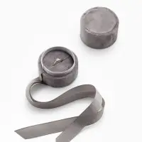 Футляр под серьги, кольцо &laquo;Сюрприз&raquo;, корейский бархат, 5.8&times;5.3 см, серый