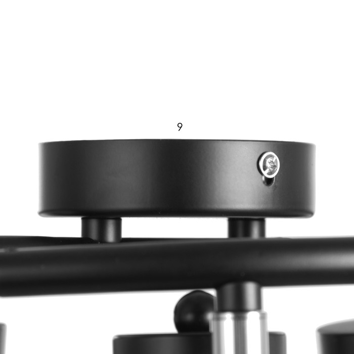 Люстра Люстра "Рондор" 3хЕ14 40Вт черный 43х43х17 см