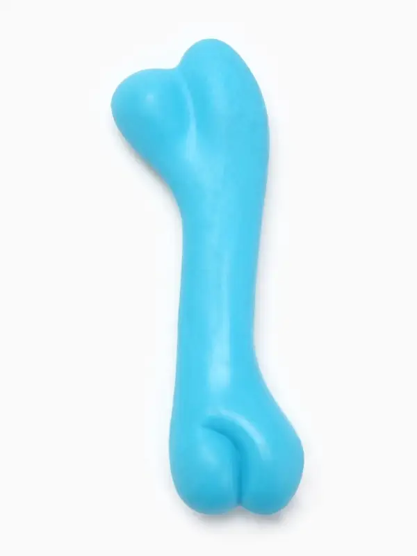 Жевательная игрушка для собак &laquo;Косточка классическая&raquo;, 12.3 с, TPR, голубая