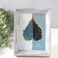 Фоторамка пластик 13х18 см "Прованс" серо-голубой 21,7х16,8х3 см