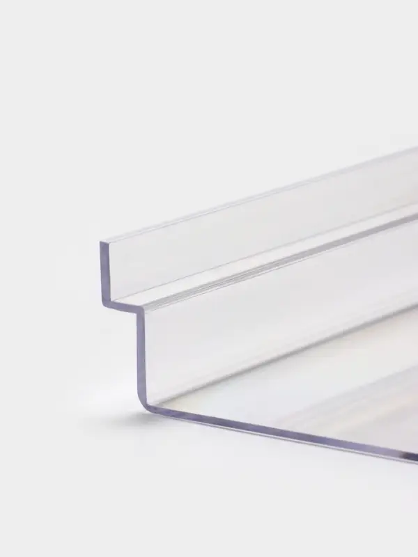 Полка для экономпанелей, для обуви, 25&times;12 см, оргстекло 2 мм