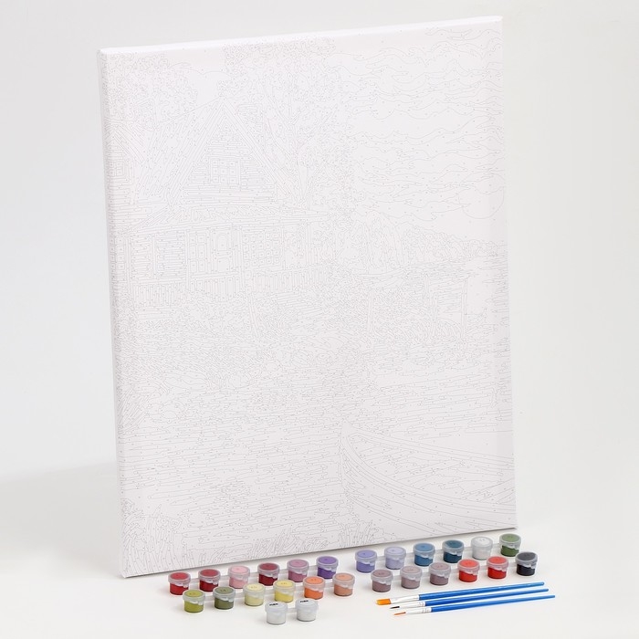 Картина по номерам на холсте с подрамником "Рассвет" 40*50 см