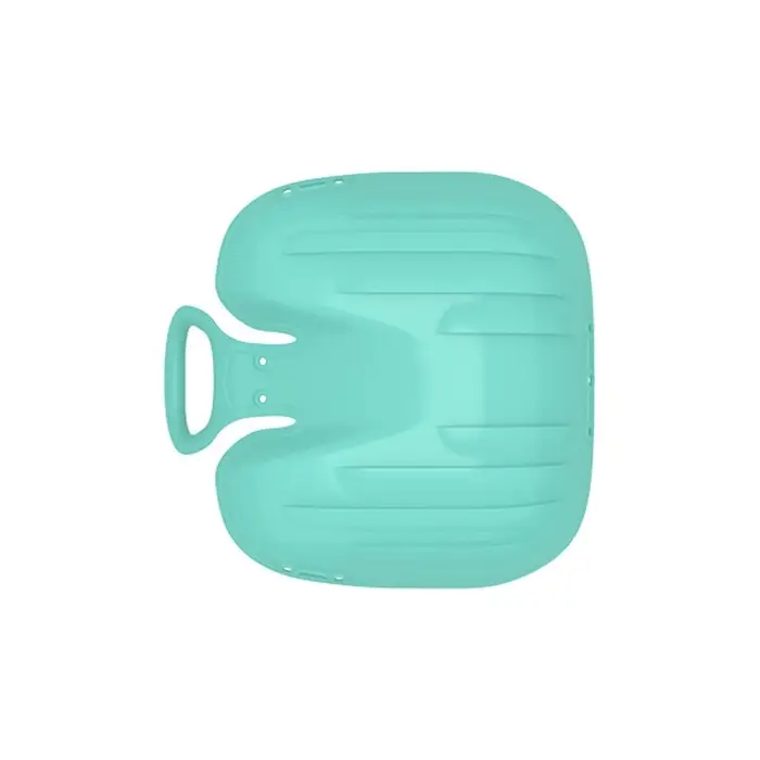 Санки-ледянки с мягкой сидушкой «Вираж», бирюзовые, 39×37см