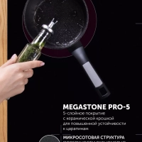 Ковш c крышкой Monolit-16SP антипригарное 1,3 л индукция