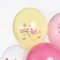 Воздушные шары латексные 12" &laquo;Три Кота, Принцессы&raquo;, набор 25 штук, МИКС