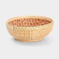 Фруктовница бамбуковая, 25 см