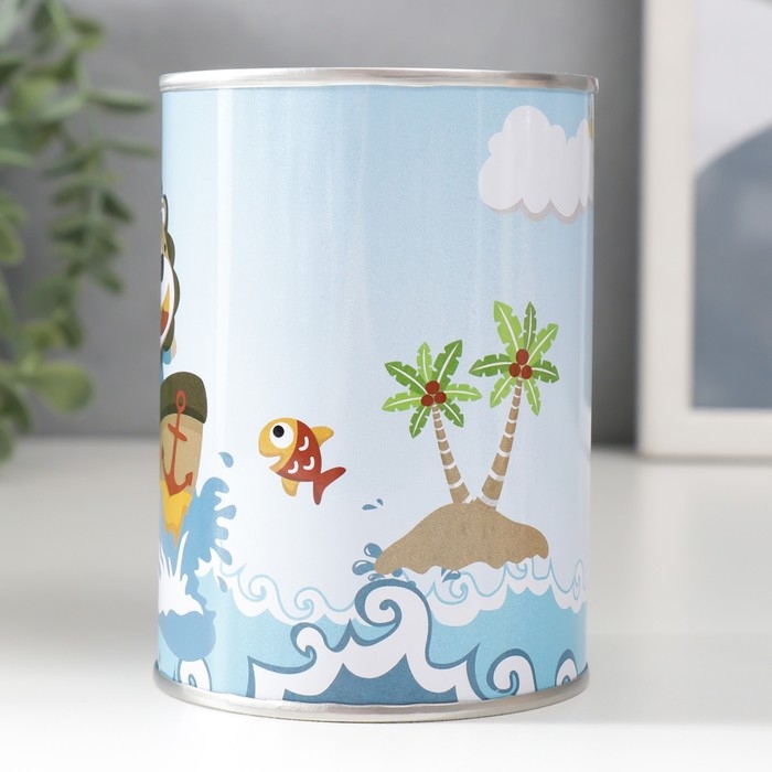 Копилка металл банка Копилка металл банка "Весёлые приключения" МИКС 7,5х7,5х10 см