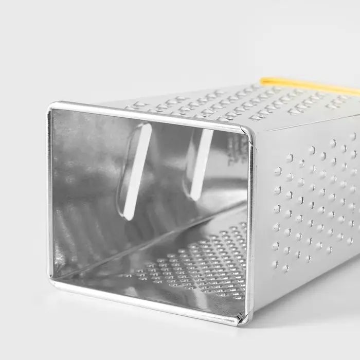 Тёрка с контейнером КВАРЦ &laquo;Универсал&raquo;, 4 грани, 450 мл, 27&times;12 см, металл, МИКС