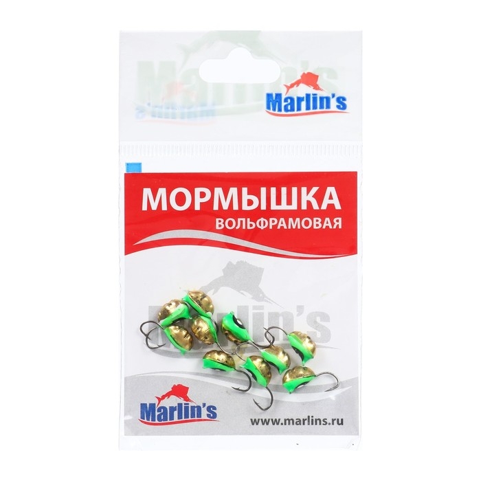 Мормышка вольфрамовая Marlin's ВЯТСКАЯ Личинка №3, 10 шт Мормышка вольфрамовая Marlin's ВЯТСКАЯ Личинка №3, 10 шт