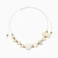 Браслет-оберег &laquo;Сердце и крошка - на любовь&raquo;, d=6 см, красный, белый