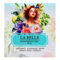 Аромасаше LA BELLE бергамот, кориандр, ирис, пион, роза, сандал, 10 г