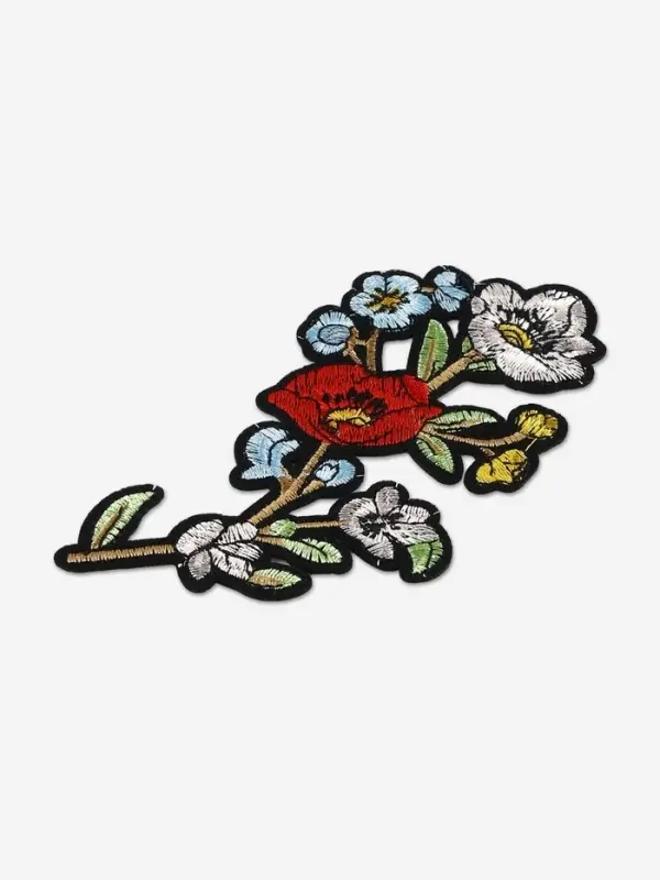 Термоаппликация «Цветы», 16×8 см, разноцветная