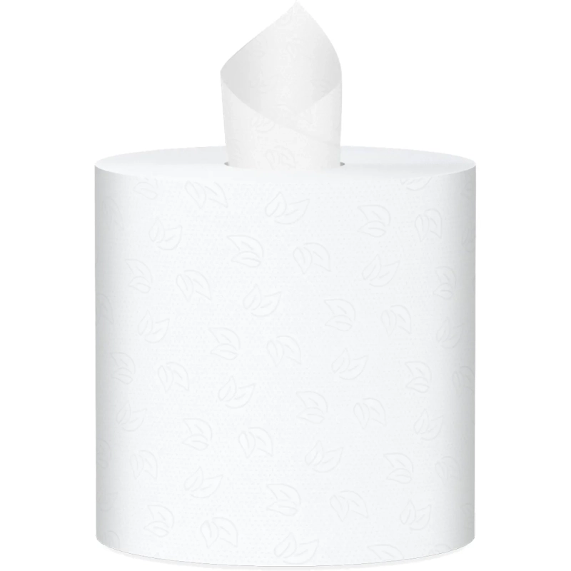 Полотенца бумажные д/держ Protissue 1сл ЦВ белые 120м 12рул/уп_С194