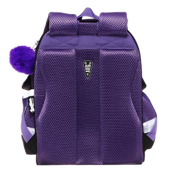 Рюкзак каркасный, 35х26х13, Seventeen, девочка EVA, фиолетовый