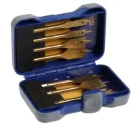 Набор сверл перовых ТУНДРА, Tin, шестигранный хвостовик, 10-12-16-19-22-25-32 мм, 7 шт. Набор сверл перовых ТУНДРА, Tin, шестигранный хвостовик, 10-12-16-19-22-25-32 мм, 7 шт.