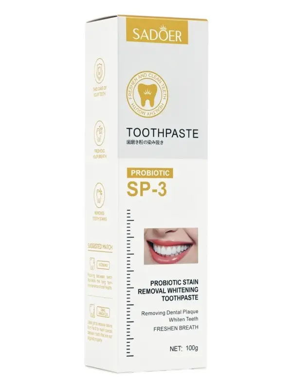 Зубная паста с пробиотиками, 100 г