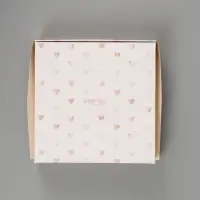 Коробка подарочная складная &laquo;Сердце&raquo;, 20&times;20&times;4 см, с окном